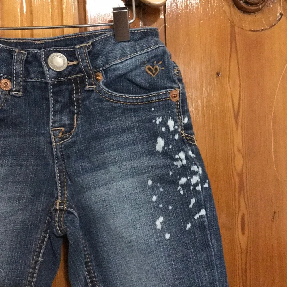 3/$20 Justice Distressed Dark Wash Jean Shorts